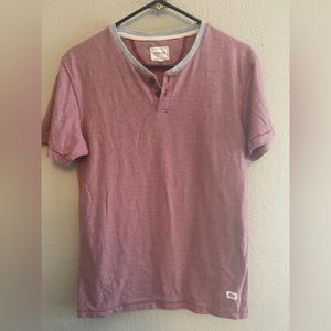 Frank & Oak red striped Tee